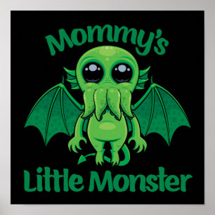Mommy's Kleines Monster Cthulhu Cuddles Poster
