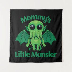 Mommy's Kleines Monster Cthulhu Cuddles Wandteppich