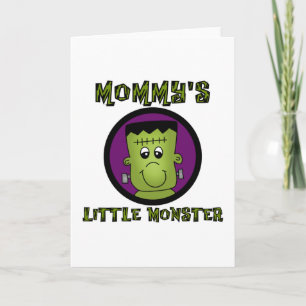 Mommy's Kleines Monster T - Shirt und Geschenke Karte