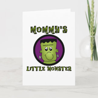 Mommy's Kleines Monster T - Shirt und Geschenke Karte