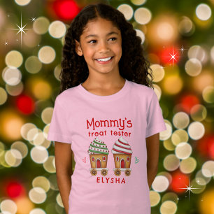 Mommy's Leckerei Tester Niedlich Weihnachten Cupca T-Shirt