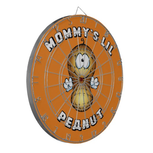 Mommy's Lil Peanut Dartscheibe (Vorderseite Links)
