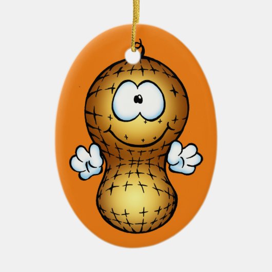 Mommy's Lil Peanut Keramik Ornament (Vorne)