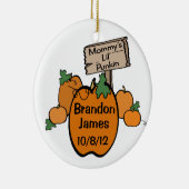 Mommy's Lil' Punkin Keramikornament (Rechts)