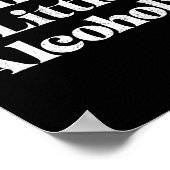 Mommy's Little Alcoholic Funny Drunk Mom Life Alco Poster (Ecke)