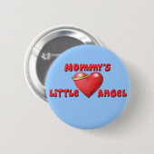 Mommy's Little Angel Button (Vorne & Hinten)