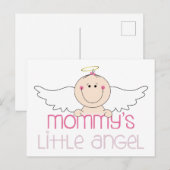 Mommys Little Angel Postkarte (Vorne/Hinten)