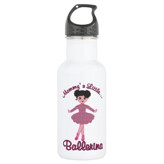 Mommys Little Ballerina Trinkflasche (Vorderseite)