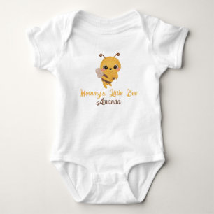Mommy's Little Bee Gender-Neutral Baby Bodysuit Strampler