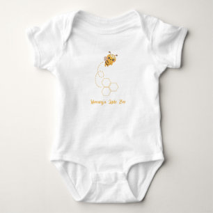 Mommy's Little Bee Gender-Neutral-Individuelle Nam Baby Strampler