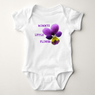 Mommys Little Blume Anpassbare Babykleidung Baby Strampler