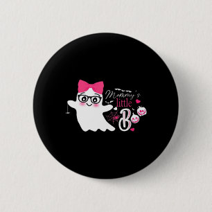 Mommy's Little Boo Halloween Button