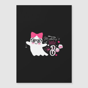Mommys Little Boo Halloween Klassiker Design Magnetkarte