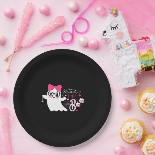 Mommy's Little Boo Halloween Pappteller (Party)