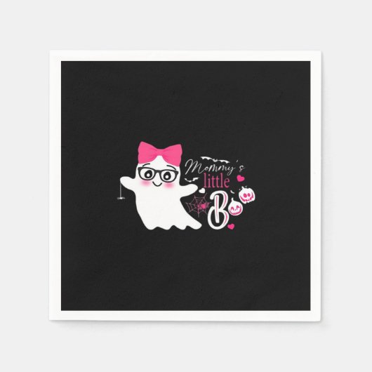 Mommy's Little Boo Halloween Serviette (Vorderseite)