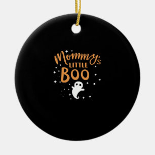 Mommy's Little Boo - Happy Halloween Keramik Ornament