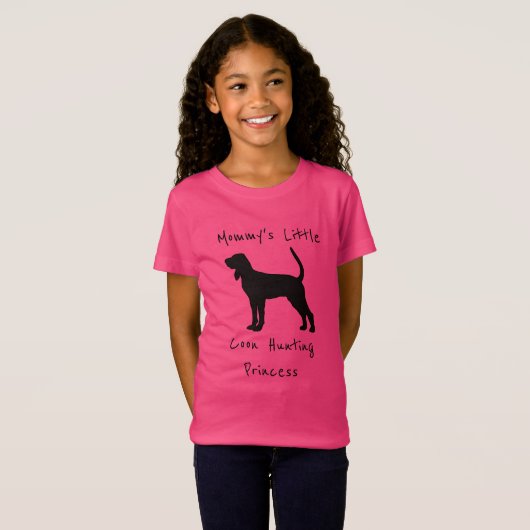 Mommy's Little Coon Jagdprinzessin T-Shirt (Vorne ganz)