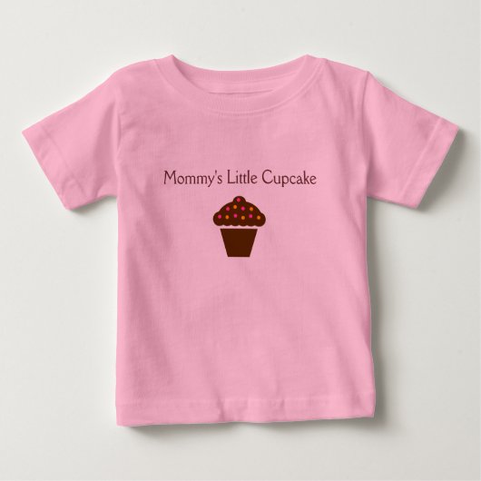 Mommy's Little Cupcake - bezauberndes Säugling Out Baby T-shirt (Vorderseite)
