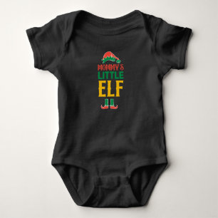 "Mommy's Little Elf" Weihnachtsfeiertag Baby Strampler