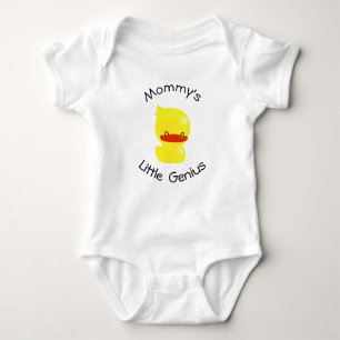 "Mommy's Little Genius" Super Niedlich Ducky Baby  Baby Strampler