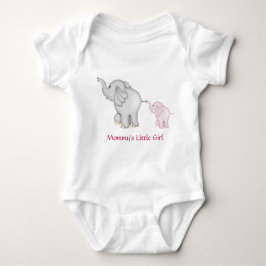 Mommy's Little Girl Elephant T - Shirt