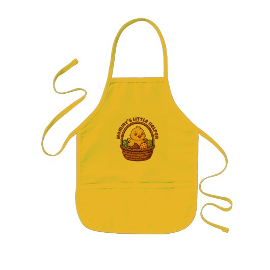 Mommy's Little Helper Easter Chick Kids Apron Kinderschürze (Vorne)