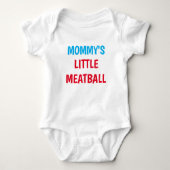 Mommy's Little Meatball Baby Strampler (Vorderseite)