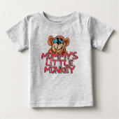 Mommy's Little Monkey Baby T-shirt (Vorderseite)