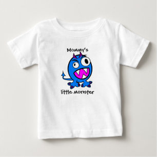Mommy's Little Monster - Blue Version Baby T-shirt