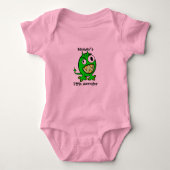 Mommy's Little Monster - Grüne Version Baby Strampler (Vorderseite)