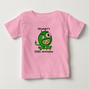 Mommy's Little Monster - Grüne Version Baby T-shirt