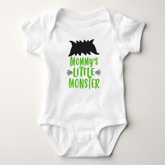 Mommy's Little Monster Halloween Baby Strampler (Vorderseite)