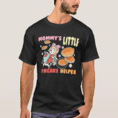 Mommys Little Pancake Helper Frühstück Pancake Lov T-Shirt (Vorderseite)