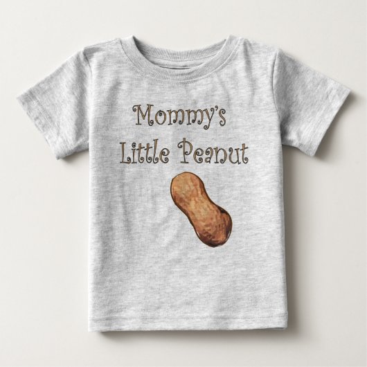 Mommy's Little Peanut Baby T-shirt (Vorderseite)