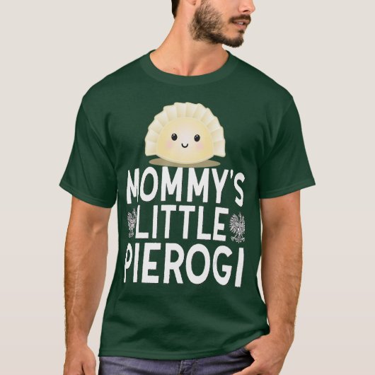 Mommys Little Pierogi Niedlich Kids Polnischer Ern T-Shirt (Vorderseite)