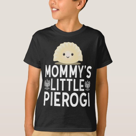 Mommys Little Pierogi Niedlich Polnisch Food Dyngu T-Shirt (Vorderseite)