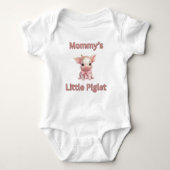 Mommy's Little Piglet Baby Strampler (Vorderseite)