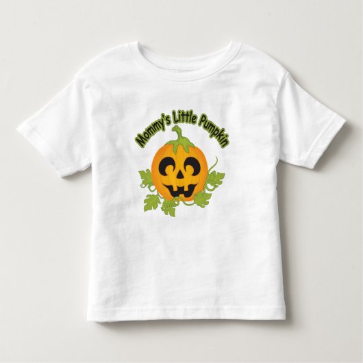 Mommy's Little Pumpkin Kleinkind T-shirt (Vorderseite)