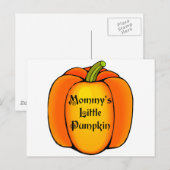 Mommy's Little Pumpkin Postkarte (Vorne/Hinten)