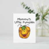 Mommy's Little Pumpkin T - Shirt und Geschenke Postkarte (Stehend Vorderseite)