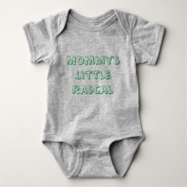 "Mommy's Little Rascal" Babyoberteil Baby Strampler