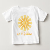 Mommy's Little Ray of Sunshine Baby T-shirt (Vorderseite)