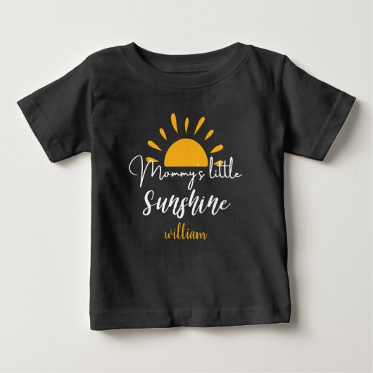 Mommy's Little Sunshine Custom Funny Geschenk Neug Baby T-shirt (Vorderseite)