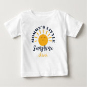 Mommy's Little Sunshine Custom Funny Geschenk Neug Baby T-shirt (Vorderseite)