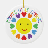 Mommy's Little Sunshine Keramik Ornament (Hinten)