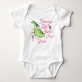 Mommy's Little Sweet Pea Baby T - Shirt oder Stram (Vorderseite)