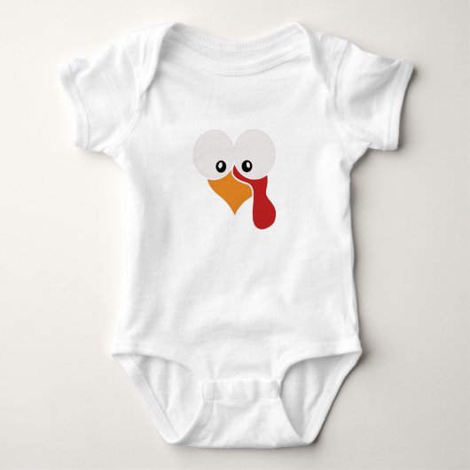 Mommy's Little Turkey Baby Strampler (Vorderseite)