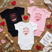 Mommy's Little Valentine Adorable Baby Strampler