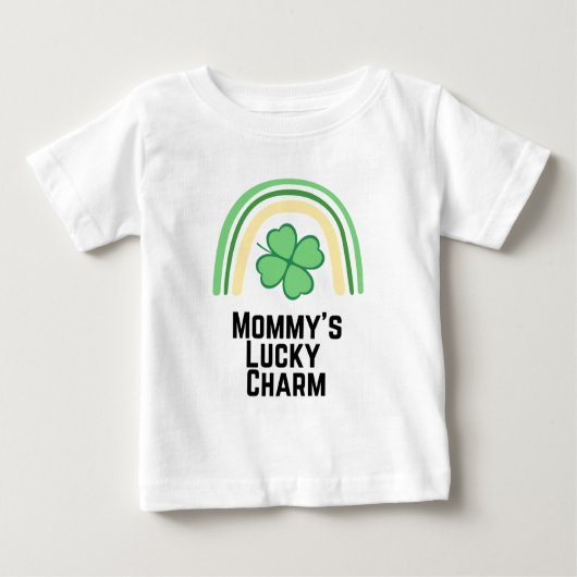 Mommy's Luck Charm Baby T-shirt (Vorderseite)