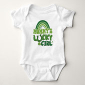Mommy's Lucky Irish Girl Toddler Kids Baby Strampler (Vorderseite)